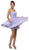 Dancing Queen - 9472 Finely Tucked Sweetheart Corset Cocktail Dress