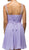 Dancing Queen - 9472 Finely Tucked Sweetheart Corset Cocktail Dress