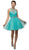 Bejeweled and Pleated Bodice Cocktail Dress - ADASA