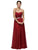 Elegant Ruched Sweetheart Jewel-encrusted Chiffon A-line Dress In Red