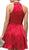 Dancing Queen - 9495 Embellished Collar Two-Piece Homecoming Dress In Red