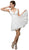 Dancing Queen - 9496 Ruched Notch Bodice Sweetheart Chiffon Cocktail Dress