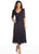 Alex Evenings - 132141 Ruched Off Shoulder Tea Length Dress - 1 Pc. Moonlight in size 10 and 2 Pcs Black in Size 14 Available