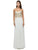 Stunning Bead Encrusted Sweetheart Chiffon Ball Gown In White