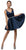 Dancing Queen - 9504 Jeweled Waistband Sweetheart Neck Satin A-line Cocktail Dress - 1 pc Silver in Size XS Available