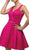 Dancing Queen - 9514 Sleek Sculpted Sweetheart A-Line Satin Cocktail Dress