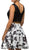 Dancing Queen - 9515X Two-Piece Lace and Printed Homecoming Dress