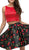 Dancing Queen - 9516 Two-Piece Sleeveless Print Homecoming Dress