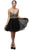 Dainty Embellished Corset A-Line Cocktail Dress - ADASA