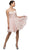 Dancing Queen - 9544 Illusion Sweetheart Embellished Cocktail Dress