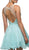 Dancing Queen - 9544 Illusion Sweetheart Embellished Cocktail Dress
