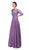 Dancing Queen - 9559 Gorgeous 3/4 Sleeve Sheer Long Prom Dress