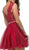 Dancing Queen - 9571 Lace Embroidered Bodice Cocktail Dress