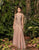 Daymor Couture - Beaded Bateau A-Line Dress 957 - 1 pc Iceberg in Size 20 and 1 pc Smoke in Size 20 Available