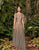 Daymor Couture - Beaded Bateau A-Line Dress 957 - 1 pc Iceberg in Size 20 and 1 pc Smoke in Size 20 Available