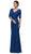 Dancing Queen - 9586 Embroidered V-Neck Evening Dress