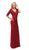 Dancing Queen - 9586 Embroidered V-Neck Evening Dress