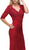 Dancing Queen - 9586 Embroidered V-Neck Evening Dress