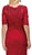 Dancing Queen - 9586 Embroidered V-Neck Evening Dress