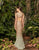 Alexander by Daymor - 959 Jewel Fitted Sheath Evening Gown In Gold and Silver