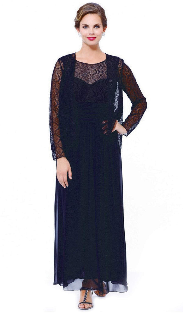 Illusion Dress with Jacket