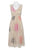 Taylor - 9600M Floral Embroidered Empire A-Line Dress In Brown and Pink