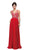 Dancing Queen - 9603 Long Lace Adorned Illusion A-Line Prom Dress