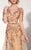 MNM Couture - 9621 Illusion Bateau Neck A-Line Dress in Red