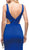 Dancing Queen - 9627 V-Neck Side Cut-Out Floor Length Prom Dress