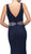 Dancing Queen - 9633 V-Neck Embellished Waist Evening Dress