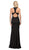 Dancing Queen - 9637 Magnificent V-Neck Racer Back Prom Dress