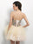 Blush - Strapless Multi-Color Ruffled Cocktail Dress 9653 in Neutral and Multi-Color