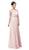 Dancing Queen - 9660 Jewel Ornate Neckline Long Sleeve Prom Dress