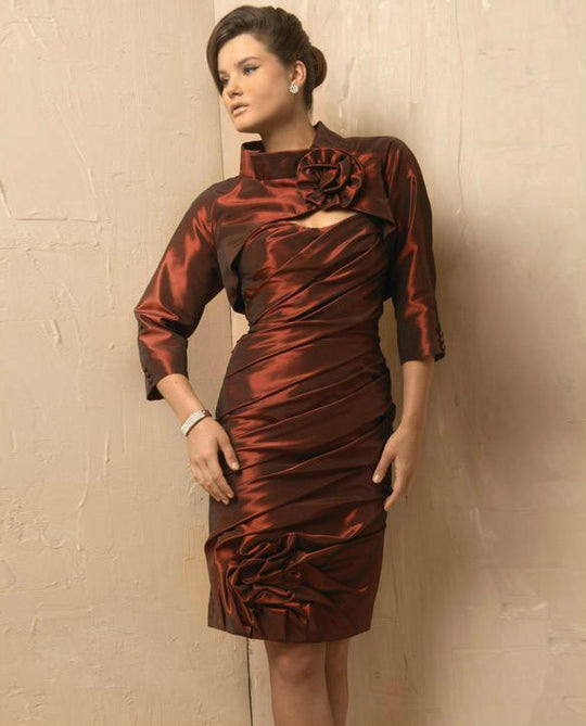 Ruched Bodice Sweetheart Sheath Dress 9667