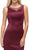Dancing Queen - 9699 Glamour Embellished Sheer Back Long Mermaid Prom Dress in Red