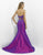 Blush - Strapless Embellished Mermaid Gown 9704 in Purple and Multi-Color