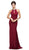 Dancing Queen - 9708 Jeweled Keyhole Neckline Long Prom Dress