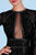 MNM Couture - 9715 Floral Lace Jewel Dress In Black