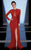 MNM Couture - 9715 Floral Lace Jewel Dress In Red