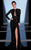 MNM Couture - 9715W Lovely Lace Illusion Evening Gown In Black