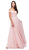 Dancing Queen - 9718 Ruched Sweetheart Notch Bodice Chiffon Prom Dress