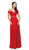 Dancing Queen - 9718 Ruched Sweetheart Notch Bodice Chiffon Prom Dress