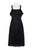 Taylor - 9737M Ruffled Panel Lace A-Line Dress In Black