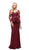 Dancing Queen - 9765 Attractive Lace Beaded Bodice Long Prom Dress in Red