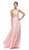 Chiffon Halter A-Line Evening Dress - ADASA