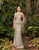 Alexander by Daymor - 977 Lace Peplum Trumpet Dress With Bolero In Silver