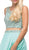 Dancing Queen - 9789 Illusion Two-Piece Embellished Top Prom Dress