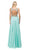 Dancing Queen - 9789 Illusion Two-Piece Embellished Top Prom Dress