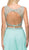 Dancing Queen - 9789 Illusion Two-Piece Embellished Top Prom Dress