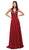 Dancing Queen - 9792 Illusion Plunged Neckline Lace Bodice Prom Dress